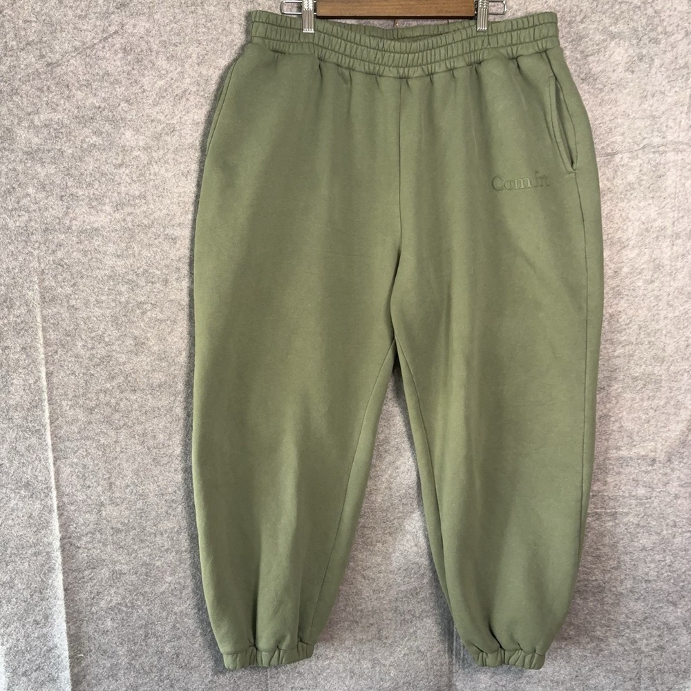 Comfrt Signature Sweatpants‎ Joggers Womens 2XL XXL Green Heavyweight